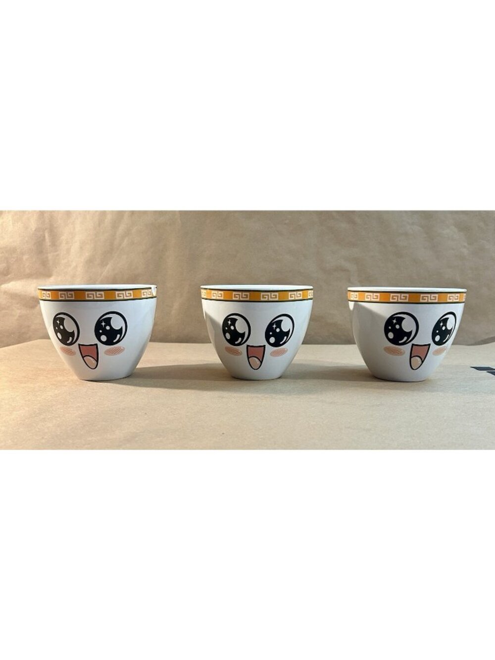 Bowl Bop Pho-Kin Good Dinnerware 16-Ounce Ramen Bowl, Set of 3, No Chopsticks